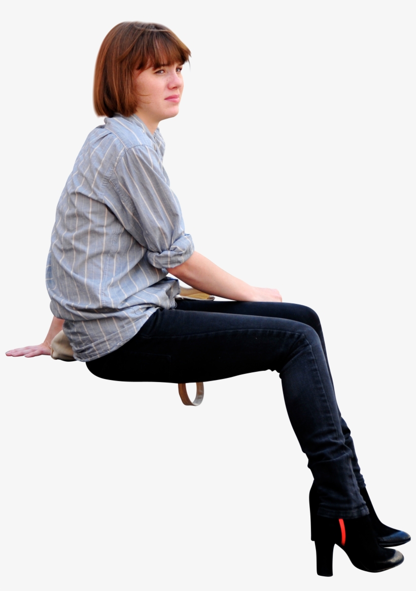 People Sitting Png, Person Sitting, Sitting Girl, Cut - People Sitting Png, transparent png