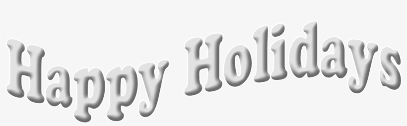 Happy Holidays Png Transparent, transparent png