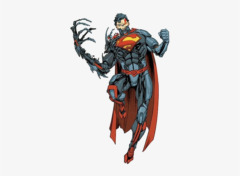 Cyborg Superman New 52 Dc Comics - Superman Cyborg Dc Comics, transparent png