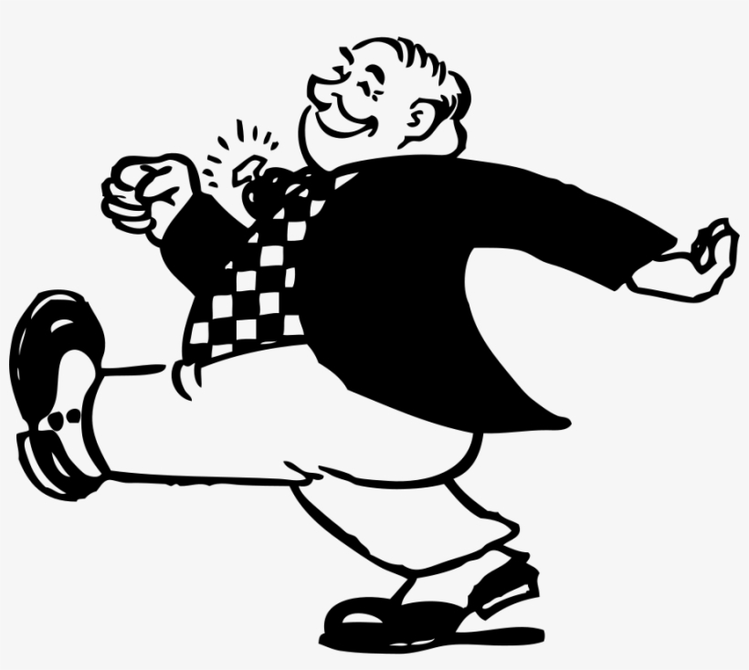 Free Vector Big Shot Walking Clip Art - Walking Clip Art, transparent png