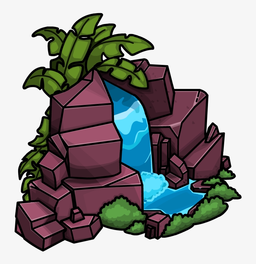 Waterfall - Free Penguin Codes Of Furnitures, transparent png