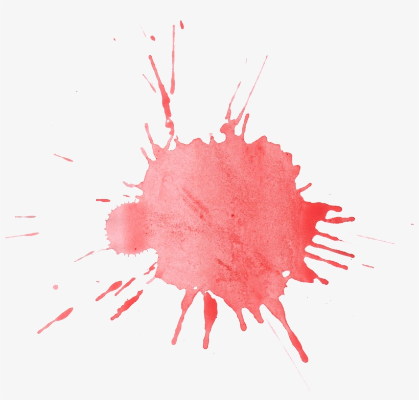 Watercolor Splatter Transparent For Kids - Watercolor Painting, transparent png