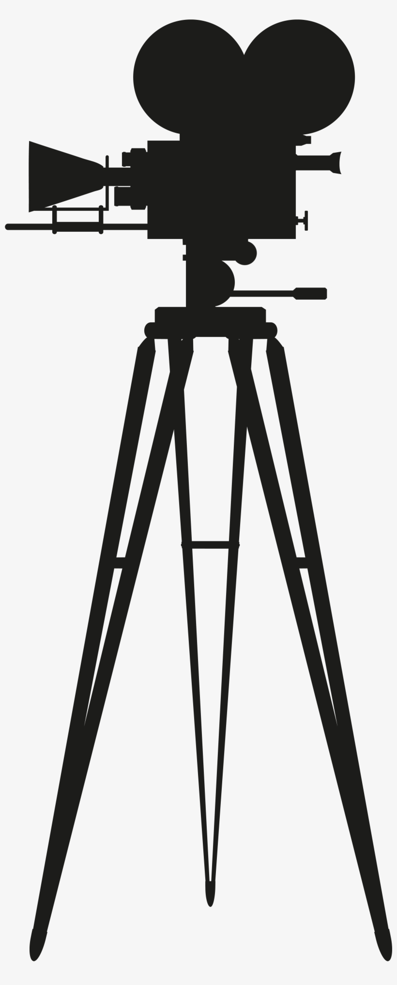 Cinema Camera Silhouette Png Clip Art - Cinema Camera Png, transparent png