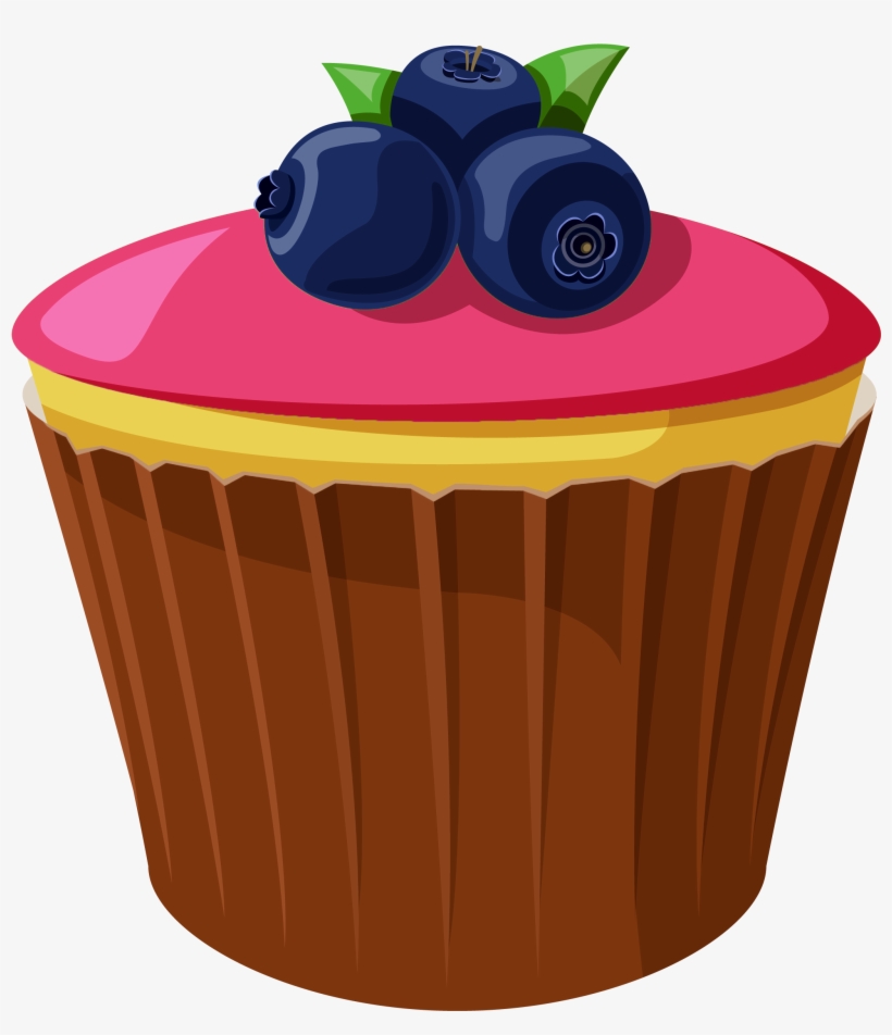 Mini With Blueberries Png Picture Gallery View - Mini Cake Clipart Png, transparent png