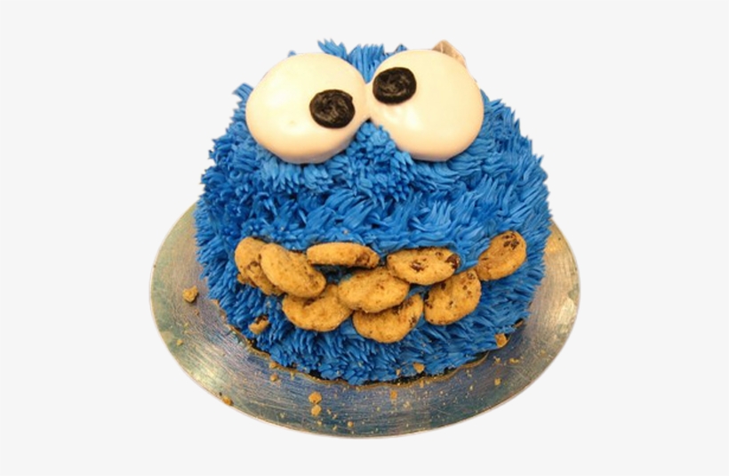 Cookie Cakes Nyc Cookie Monster Bday Party 500x500 PNG Download