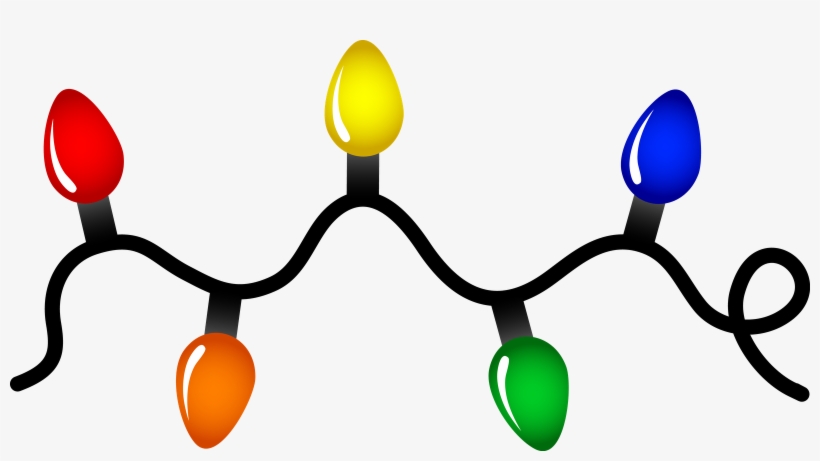 Holiday - Christmas Lights Clipart, transparent png