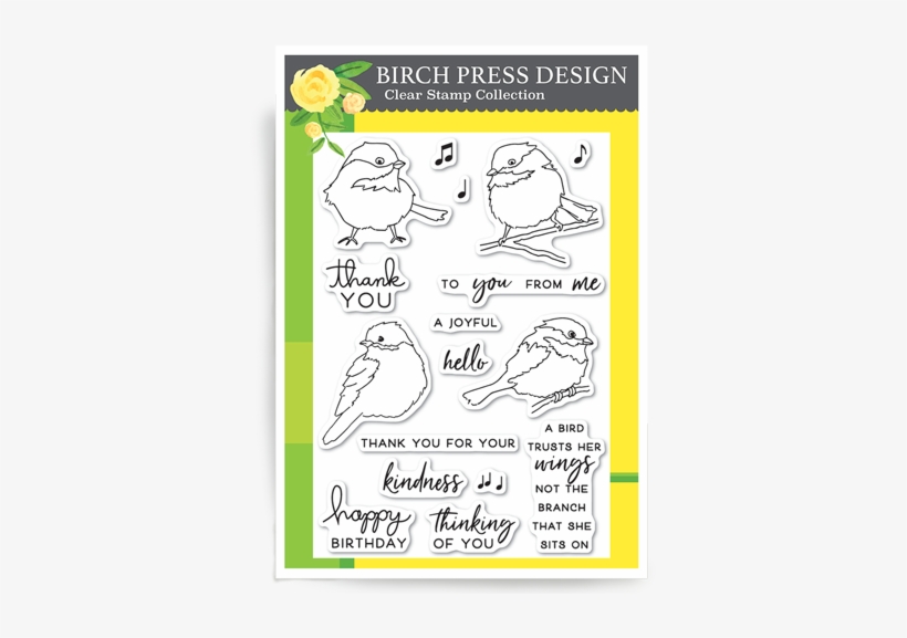 Birch Press Design A Little Birdie Clear Stamp Set - Birch Press Design A Little Birdie Clear Stamps Cl8120., transparent png