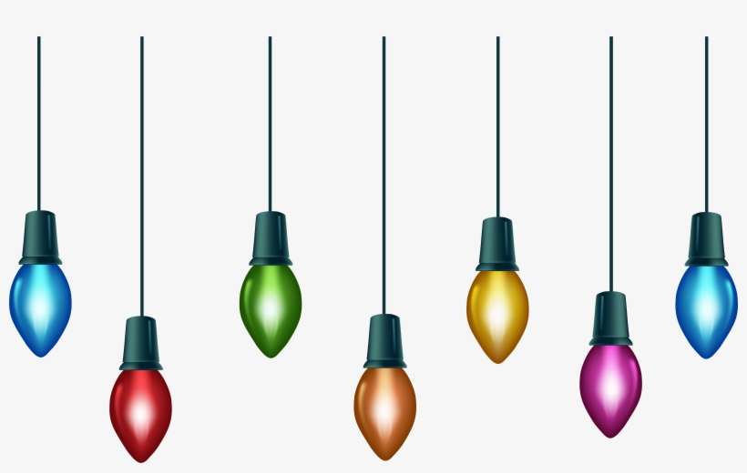 Christmas Lights Decorations Clipart - Christmas Lights Clipart, transparent png