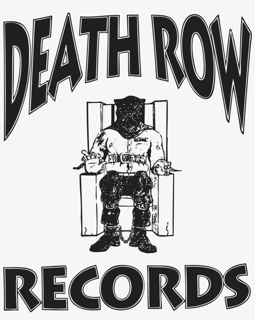 Png Black And White Video Karceno Tells The Truth Behind - Death Row Records Logo, transparent png