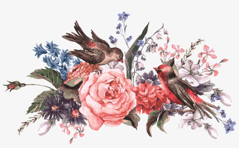 My Design / Flowers & Birds - Flower Png Vector Free, transparent png
