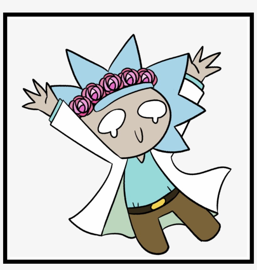 Marvelous Sherlock Being Pretty And Wearing A Flower - Rick And Morty, transparent png