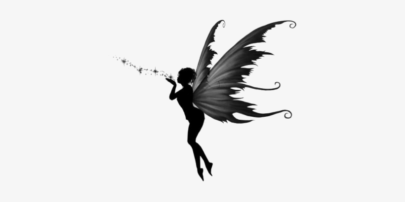 Photoscape Png Effects - Hadas Blanco Y Negro, transparent png