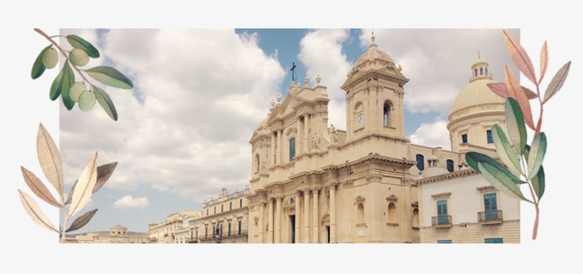 Travellur Retreat Ana Watercolour Sicily Image2 - Cathedral Of Noto, transparent png