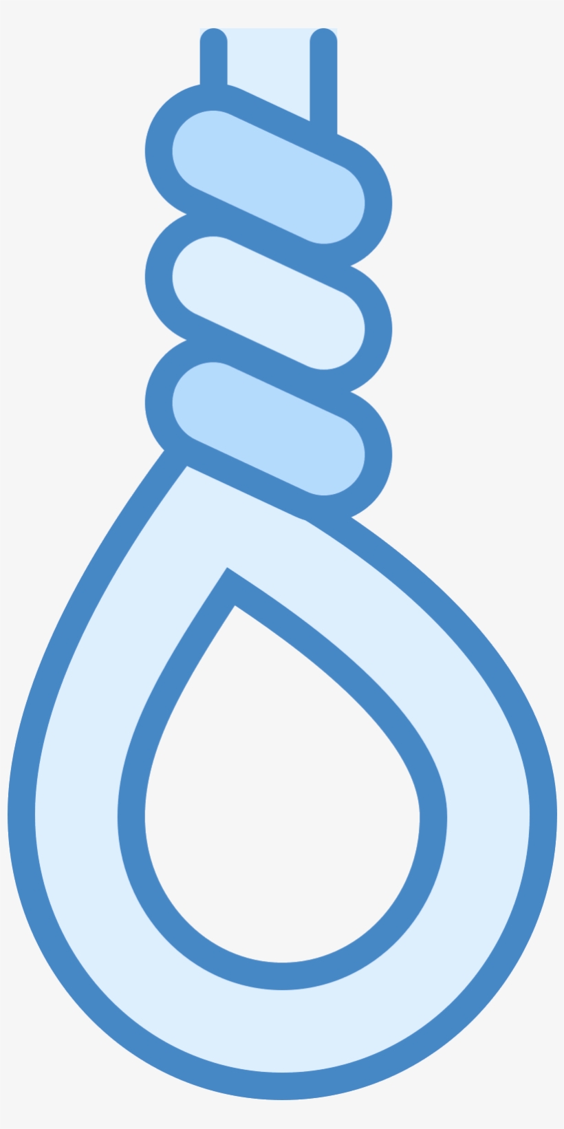 This Icon Resembles A Typical Hangman's Noose - Hanging, transparent png