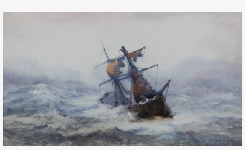 Rose Champion De Crespigny Marine Watercolour Of A - Rose Champion De Crespigny, transparent png