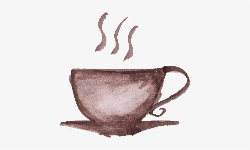 Free Download - Coffee Cup Watercolor Png, transparent png