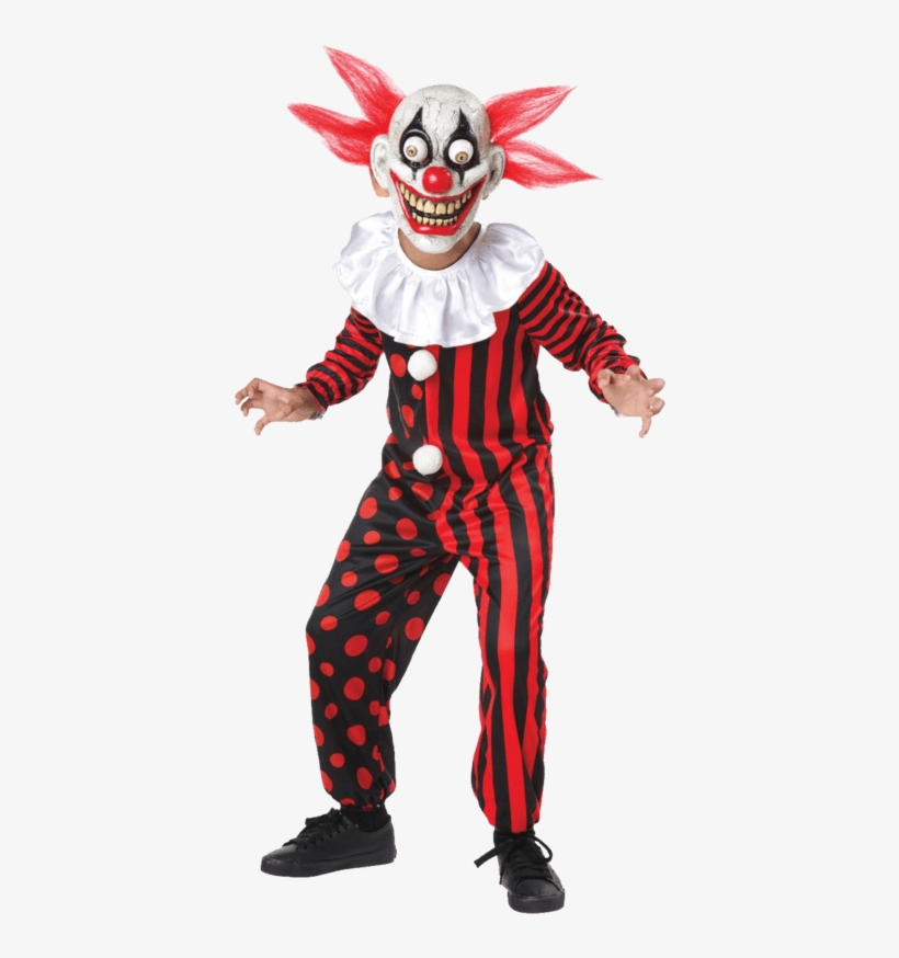 Creepy Clown Png - Killer Clown Costumes For Kids, transparent png