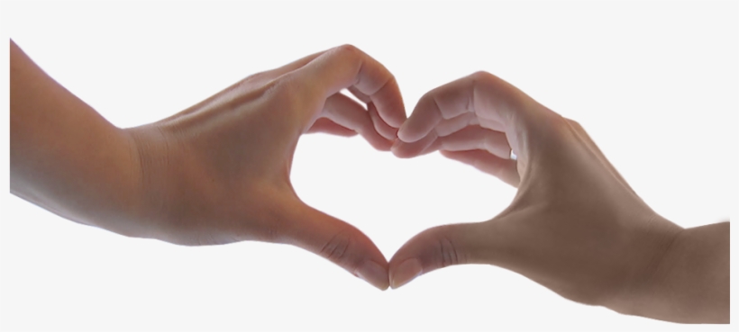 Heart With Hands Png Clipart Image - Love Sign Hand Png, transparent png