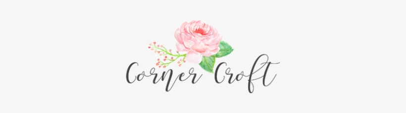 Corner Croft Watercolor Clip Art Profile Banner - Hybrid Tea Rose, transparent png