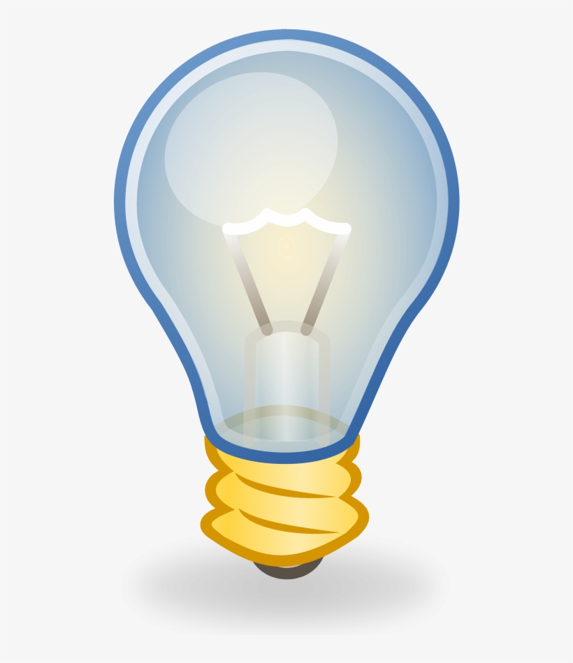 Light Bulb Icon Clipart, Vector Clip Art Online, Royalty - Light Bulb Transparent, transparent png