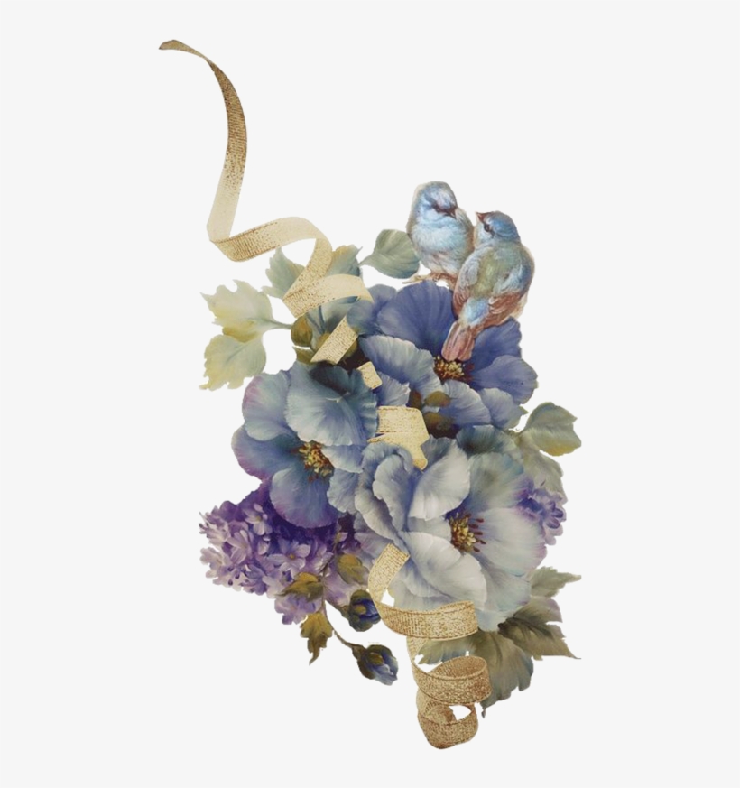 Free Flowers And Plants ﻿ - Retro Vintage Transparent Flowers, transparent png