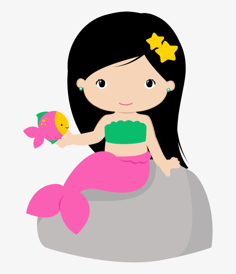 Mermaids Mermaids Mermaid, Clip Art And Pebble Art - Sereia Cute Png, transparent png