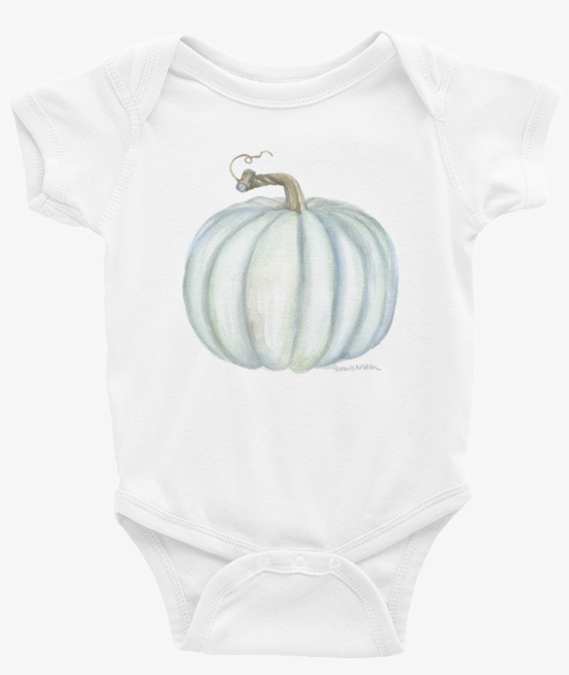 Teal Gray Pumpkin Watercolor Infant Bodysuit - Hatchesandmatches Baby Bear Personalized Bodysuit -, transparent png