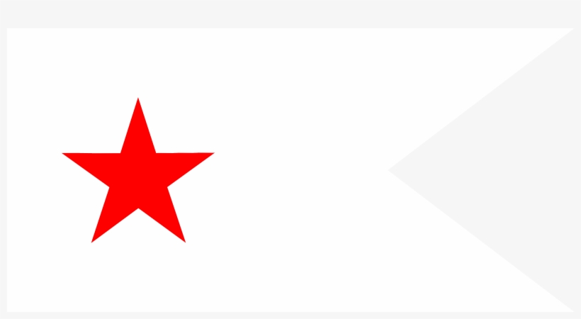 Red Star Flag - Red Star California Flag, transparent png