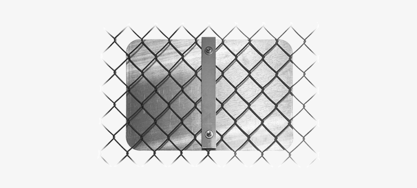 Chain Link Fence Bracket - Chain-link Fencing, transparent png