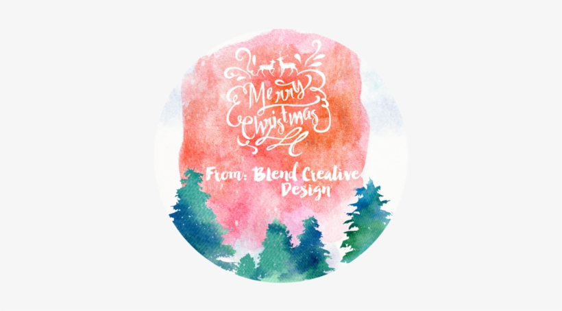 Merry Christmas From Blend - Artwall Jo Moulton's 'merry Christmas With A Deer', transparent png