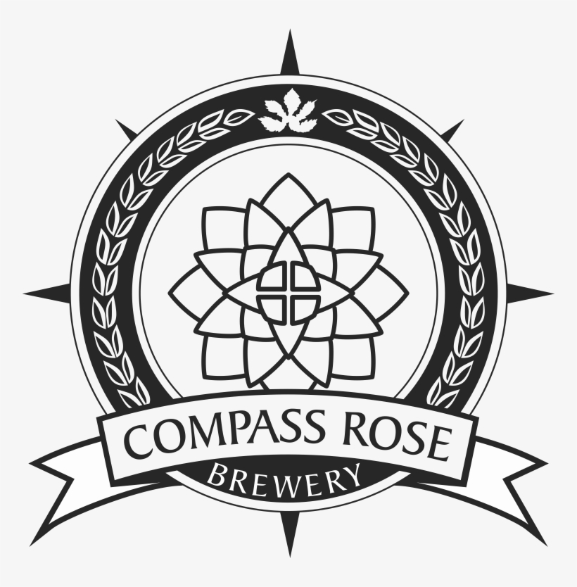 Logo Compass Rose 161014ok Bn - Compass Rose Brewing, transparent png