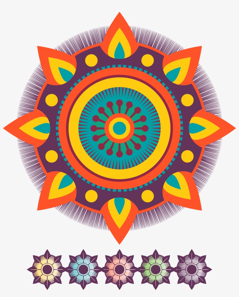 This Free Icons Png Design Of Mandala Flames, transparent png