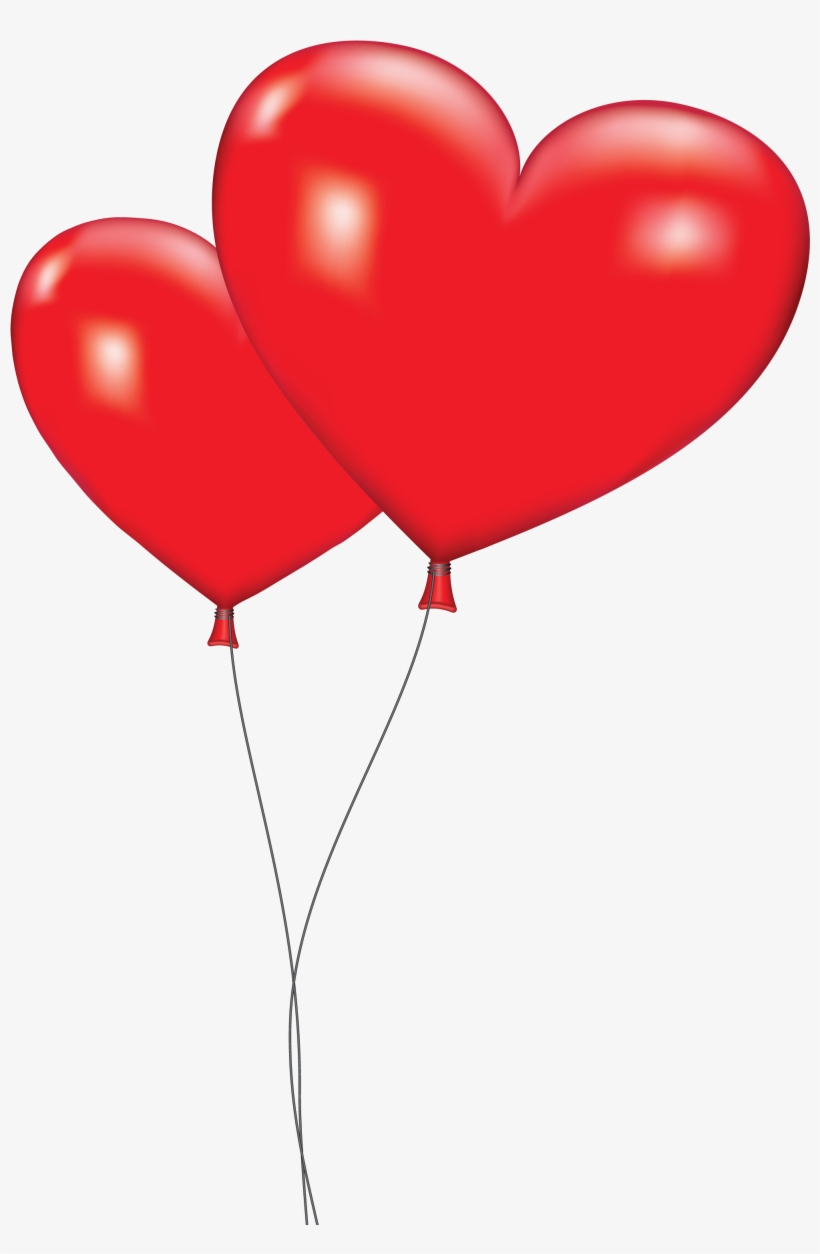 Vector Freeuse Orange Balloon Large Red Balloons Png - Heart Balloon Png, transparent png