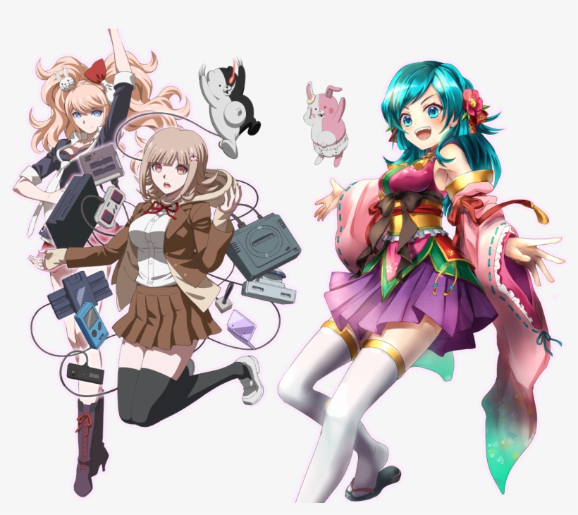 Sengoku Asuka Zero X Danganronpa 3 Website Splash - Danganronpa3: Chiaki Nanami Acrylic Strap, transparent png