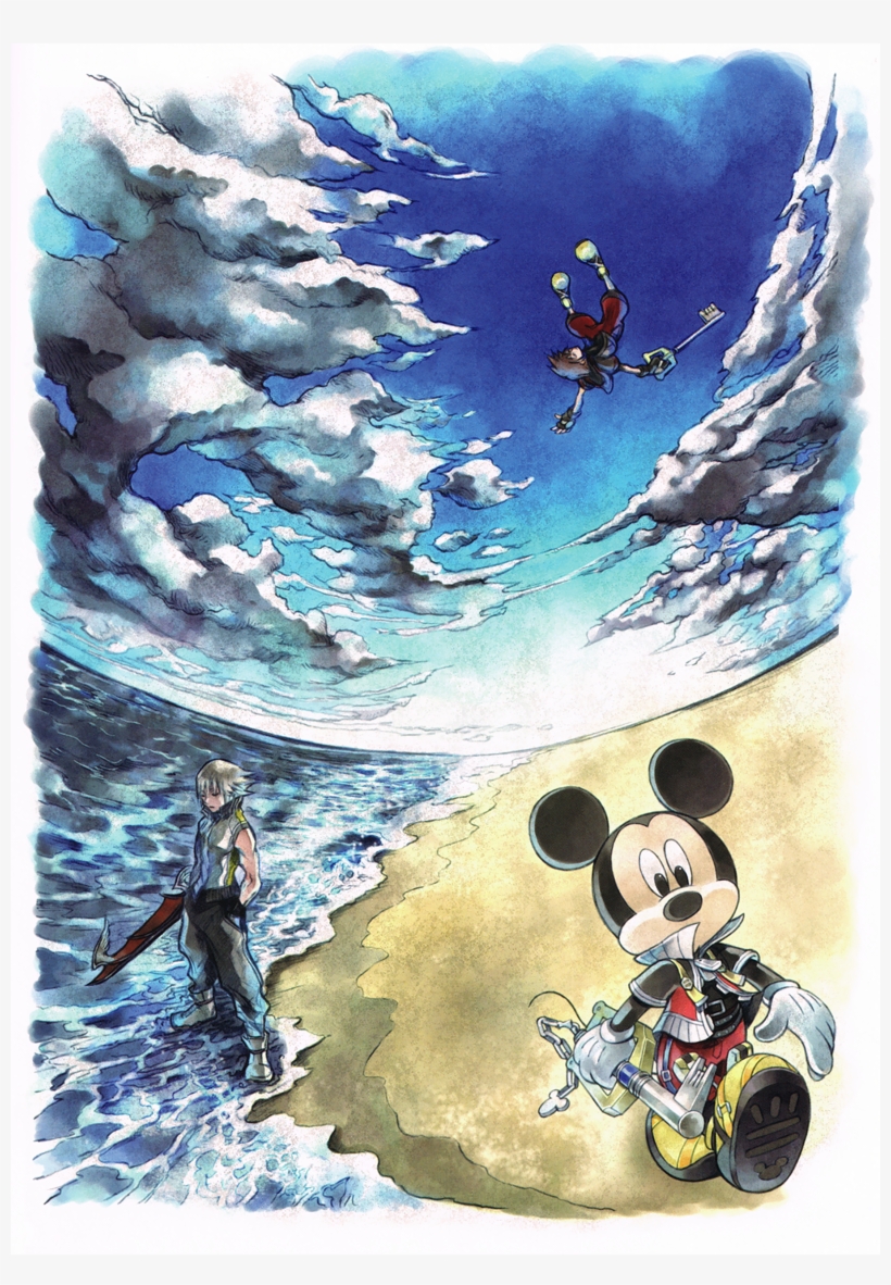 Artwork11 Kingdom Hearts Dream Drop Distance Art 1804x2513 PNG Download PNGkit