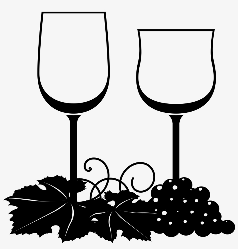Wine Transparent - Wine Glasses Clipart Free, transparent png
