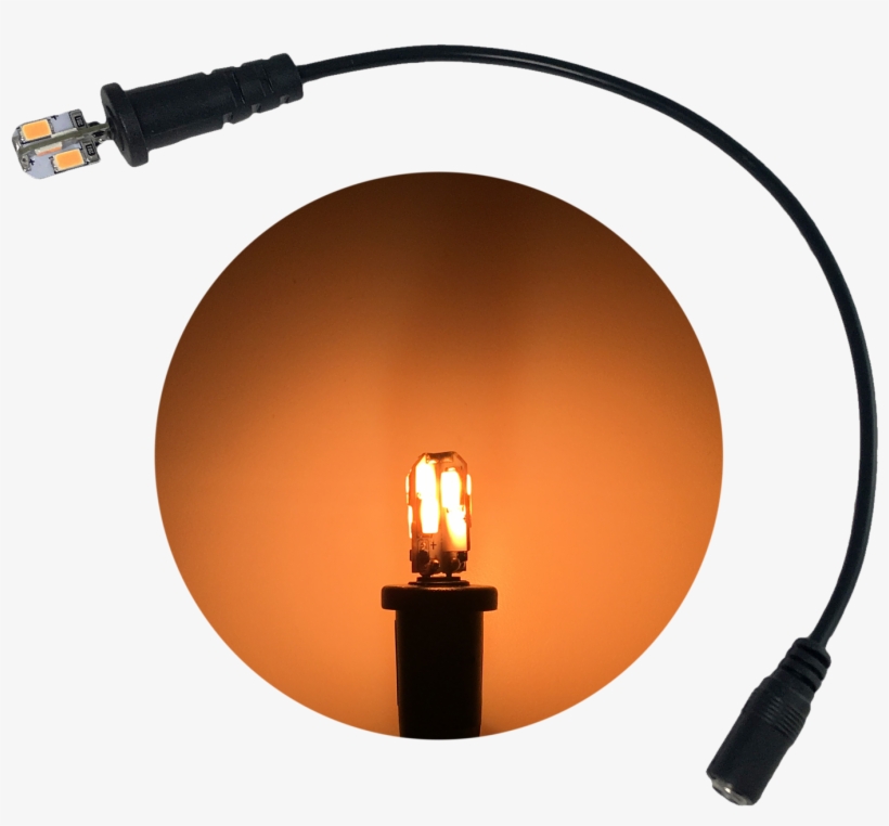 Fel Flame Effects Light 8 Led Candle Flame Spectrum - Light-emitting Diode, transparent png