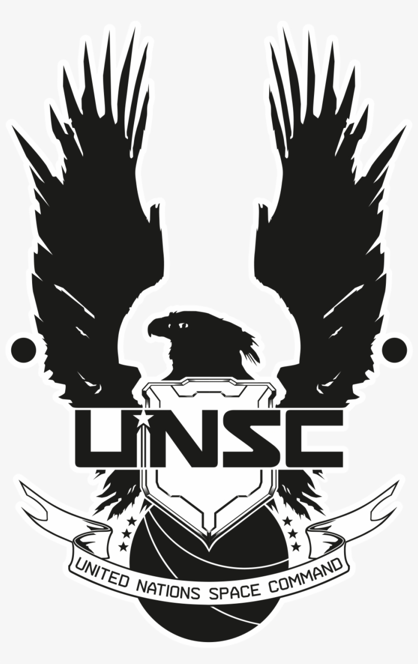 Logo Unsc Halo, Game Art, Watercolor Print, Barber - Halo Unsc Logo, transparent png