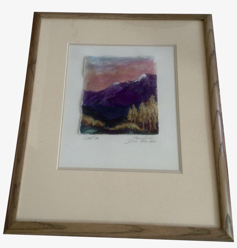 Barbara Coast, Mixed Media Watercolor Painting “aspen - Picture Frame, transparent png