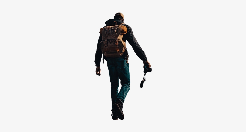 Walking Backpack Em Png, transparent png