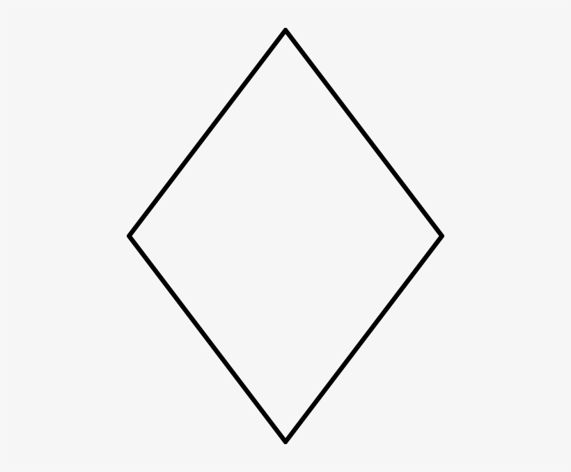 Diamond Shape - Synthetic Leather Sign, transparent png