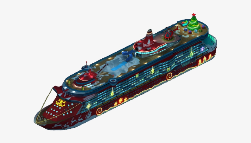 Christmas Cruise Ship - Wiki, transparent png