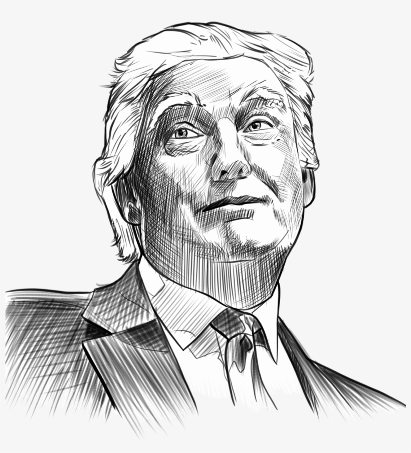 Is Donald Trump Mentally Competent To Hold Office - Donald Trump Drawing Png, transparent png
