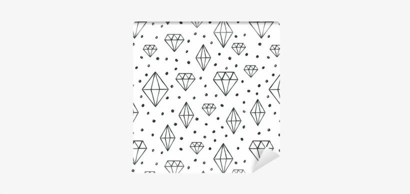 Vector Seamless Pattern With Hand Drawn Watercolor - Stock Illustration, transparent png