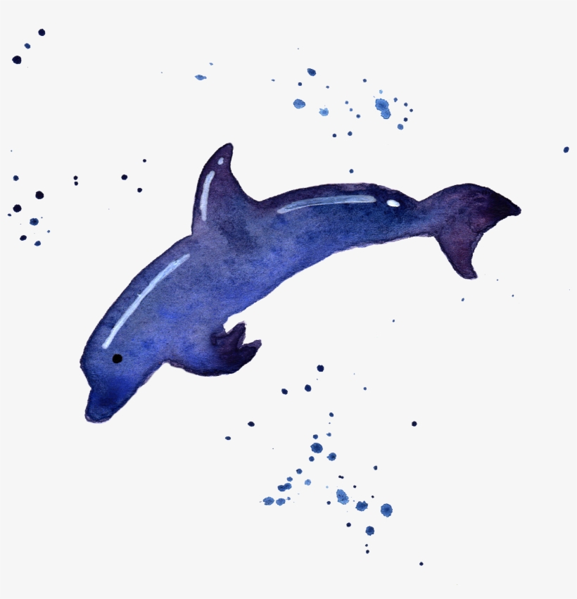 Transparent Whale Watercolor Png Download - Watercolor Sea Animals Transparent, transparent png