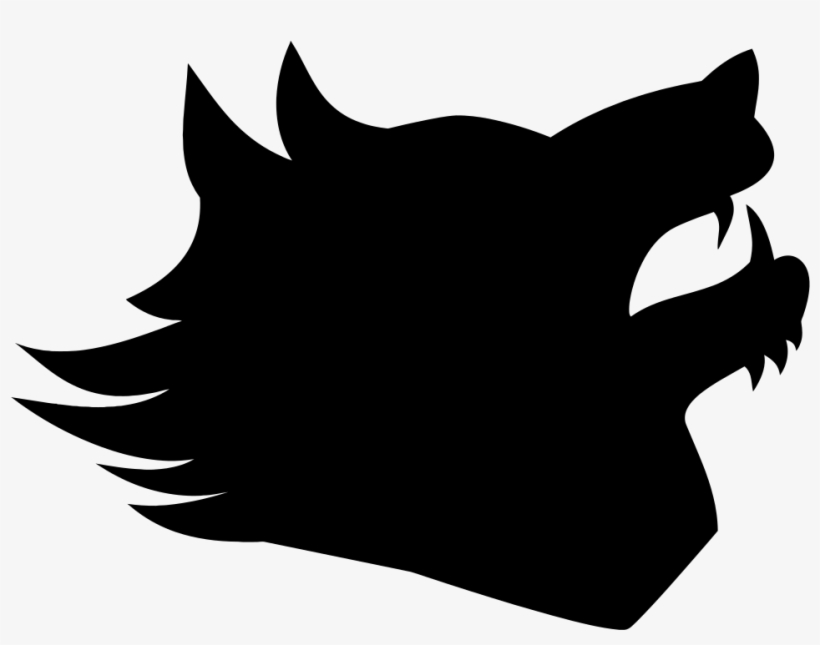 Wolf Head Silhouette Png - Clipart Wolf Head Silhouette, transparent png