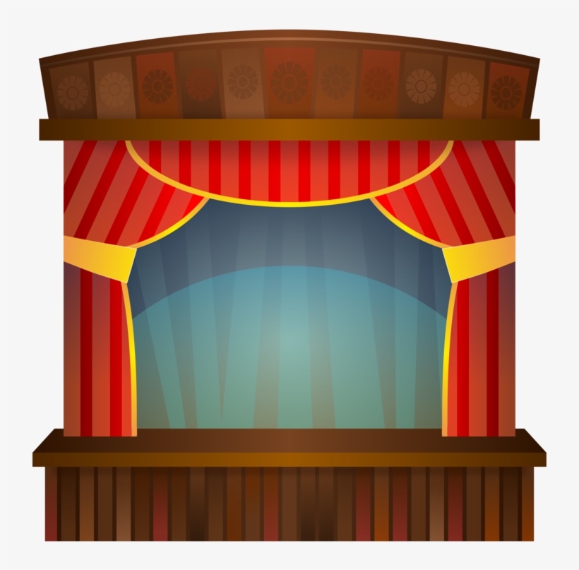 Stage 555px - Theatre Clipart, transparent png