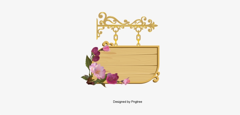 Beautiful Cartoon Lovely Vintage Hand Painted Wooden - Rose, transparent png