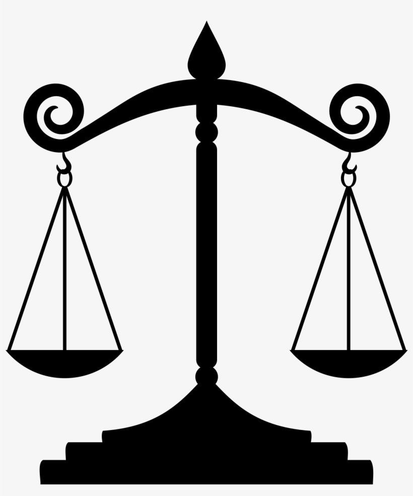Legal Clipart Weight Balance - Scales Clip Art, transparent png