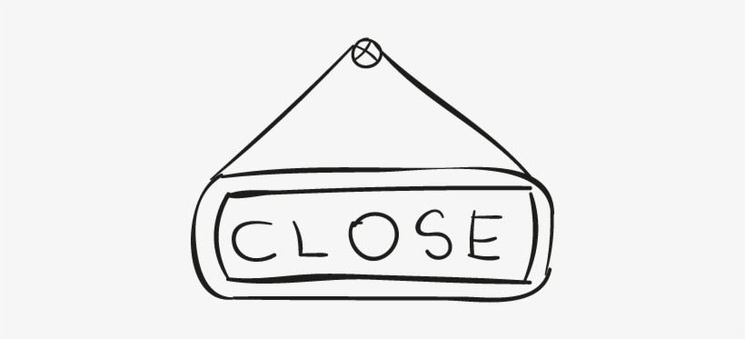 Closed Sign Vector - Icon, transparent png